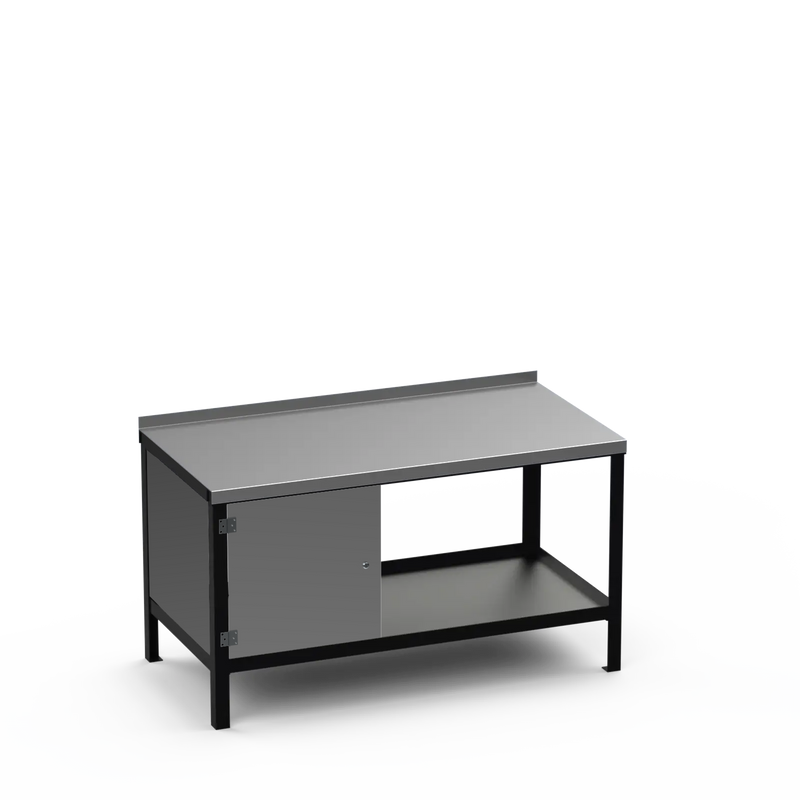 Steel Top Heavy Duty Workbench | Enclosed Cupboard Storage