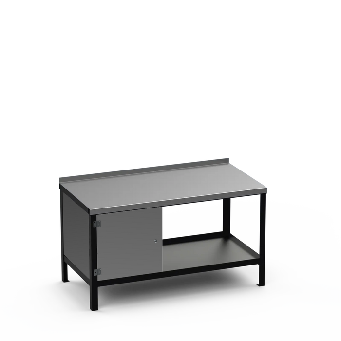 Steel Top Heavy Duty Workbench | Enclosed Cupboard Storage