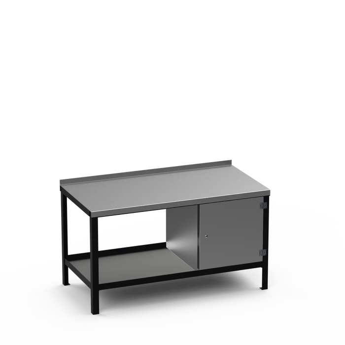 Steel Top Heavy Duty Workbench | Enclosed Cupboard Storage