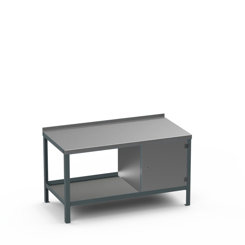 Steel Top Heavy Duty Workbench | Enclosed Cupboard Storage