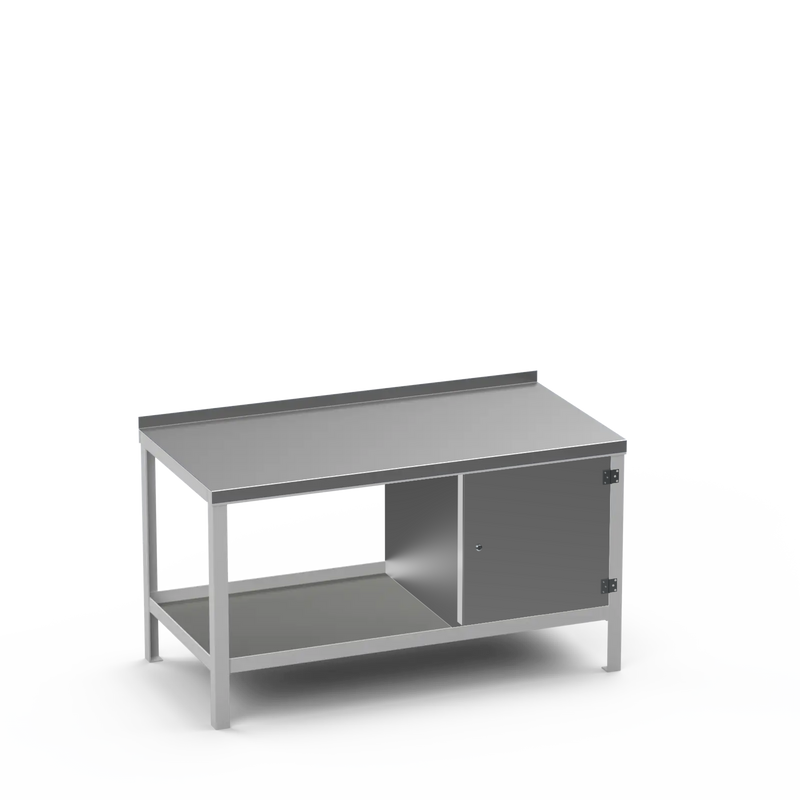 Steel Top Heavy Duty Workbench | Enclosed Cupboard Storage