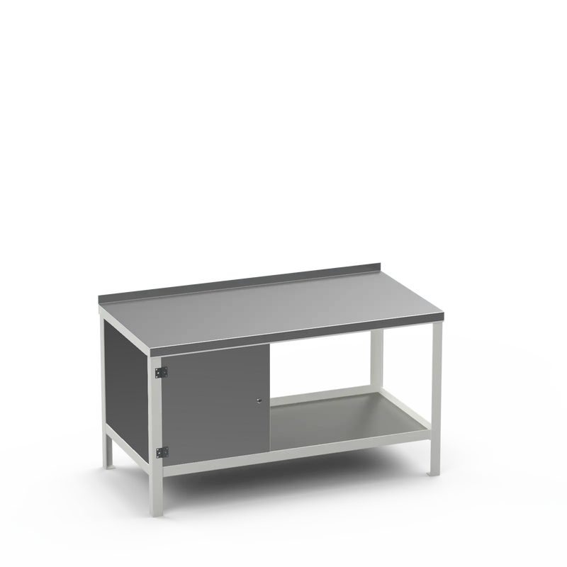 Steel Top Heavy Duty Workbench | Enclosed Cupboard Storage