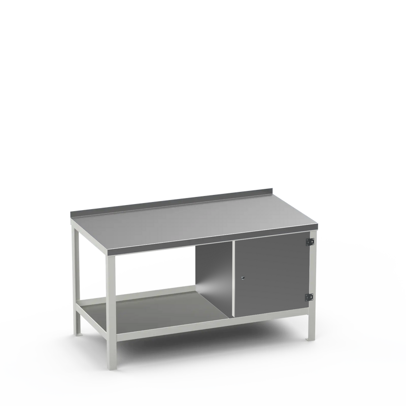 Steel Top Heavy Duty Workbench | Enclosed Cupboard Storage