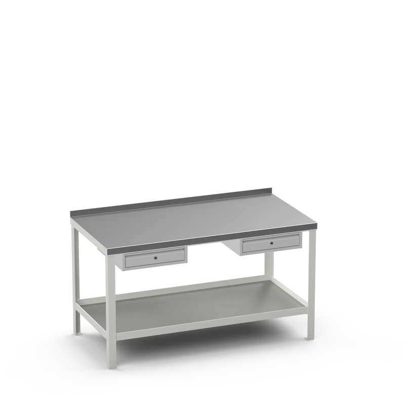Steel Top Heavy Duty Workbench | Single Drawer & Single Drawer Storage