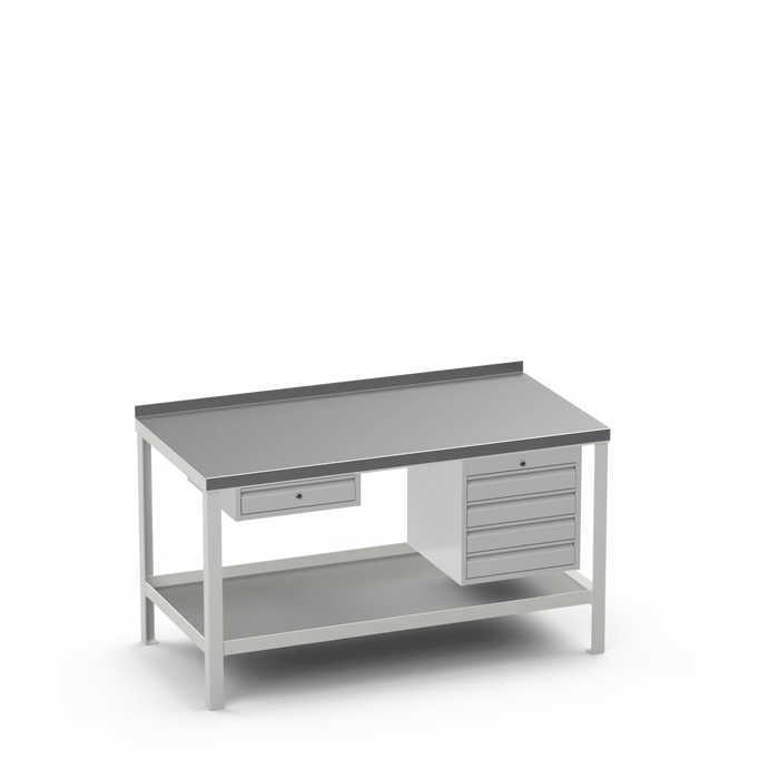 Steel Top Heavy Duty Workbench | Single Drawer & 4 Drawer Storage