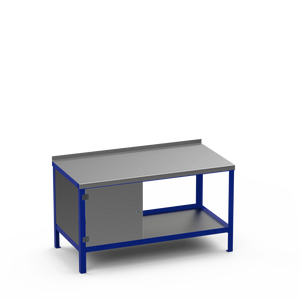 Steel Top Heavy Duty Workbench | Enclosed Cupboard Storage