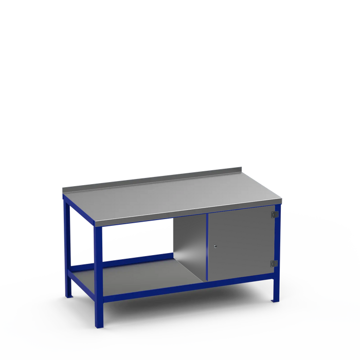 Steel Top Heavy Duty Workbench | Enclosed Cupboard Storage
