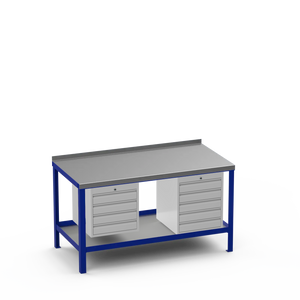 Steel Top Heavy Duty Workbench | 4 Drawer & 5 Drawer Storage