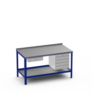 Steel Top Heavy Duty Workbench | Single Drawer & 4 Drawer Storage