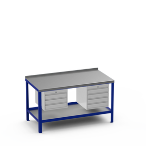 Steel Top Heavy Duty Workbench | 3 Drawer & 4 Drawer Storage