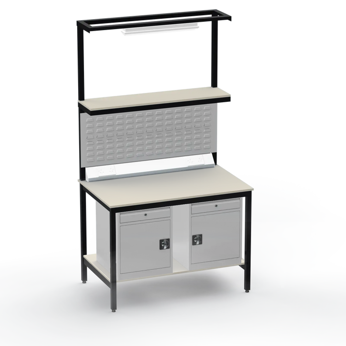 Electronics ESD Workbench | Anti-Static Worktop | Twin Cupboards With Drawer