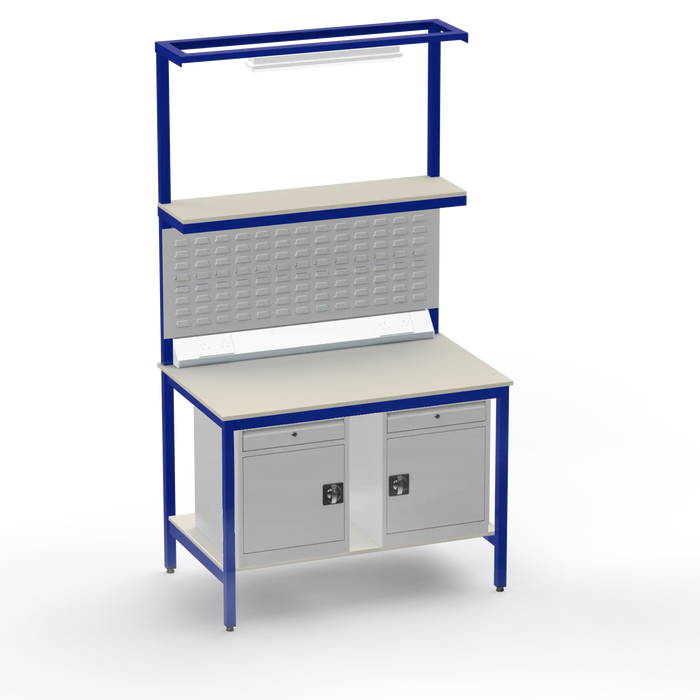 Electronics ESD Workbench | Anti-Static Worktop | Twin Cupboards With Drawer