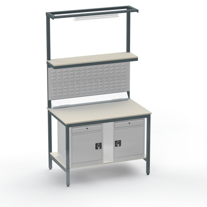 Electronics ESD Workbench | Anti-Static Worktop | Twin Cupboards With Drawer