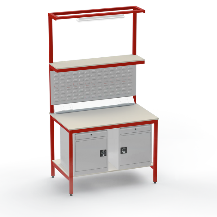 Electronics ESD Workbench | Anti-Static Worktop | Twin Cupboards With Drawer
