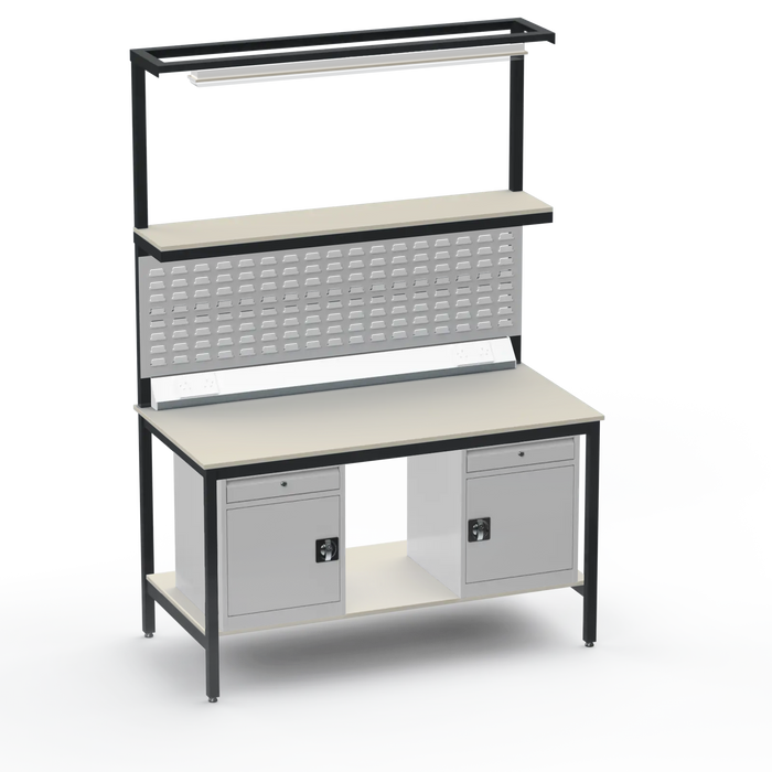 Electronics ESD Workbench | Anti-Static Worktop | Twin Cupboards With Drawer