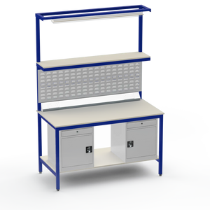 Electronics ESD Workbench | Anti-Static Worktop | Twin Cupboards With Drawer