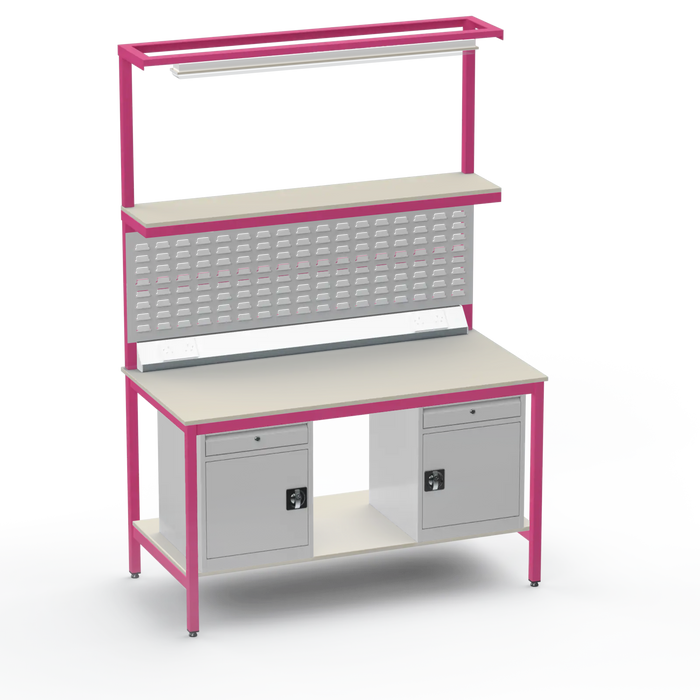 Electronics ESD Workbench | Anti-Static Worktop | Twin Cupboards With Drawer