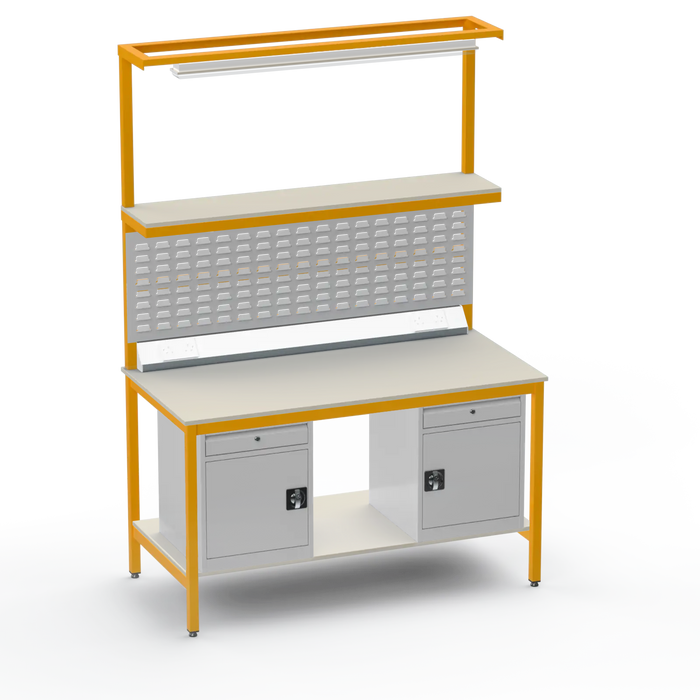 Electronics ESD Workbench | Anti-Static Worktop | Twin Cupboards With Drawer