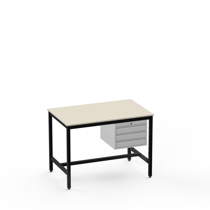 Electronics ESD Workbench | Anti-Static Worktop | 3 Drawers