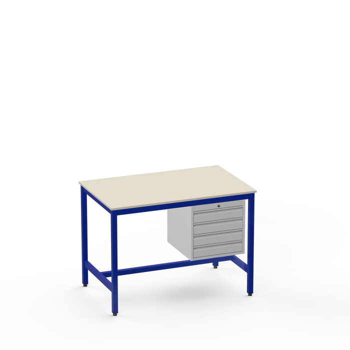 Electronics ESD Workbench | Anti-Static Worktop | 4 Drawers