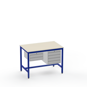 Electronics ESD Workbench | Anti-Static Worktop | 2 Drawers & 4 Drawers