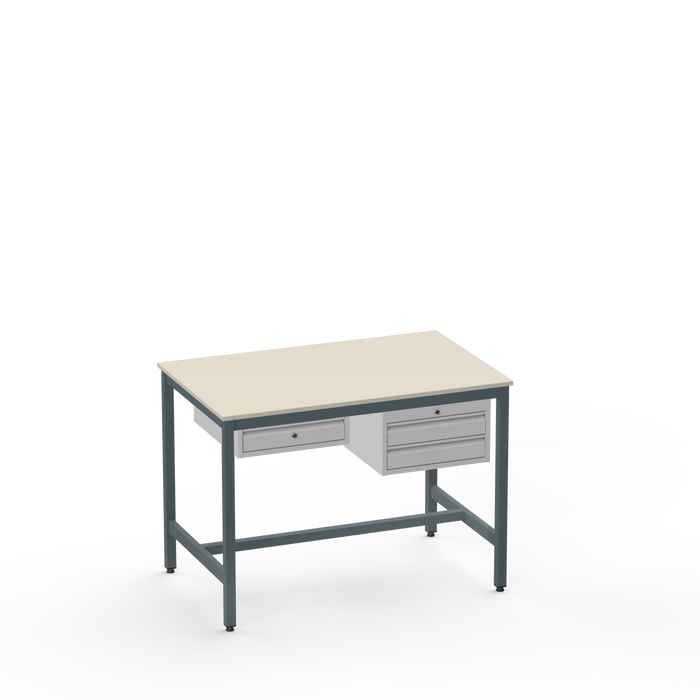 ESD Workbench | Anti-Static Worktop | 1 Drawer & 2 Drawers