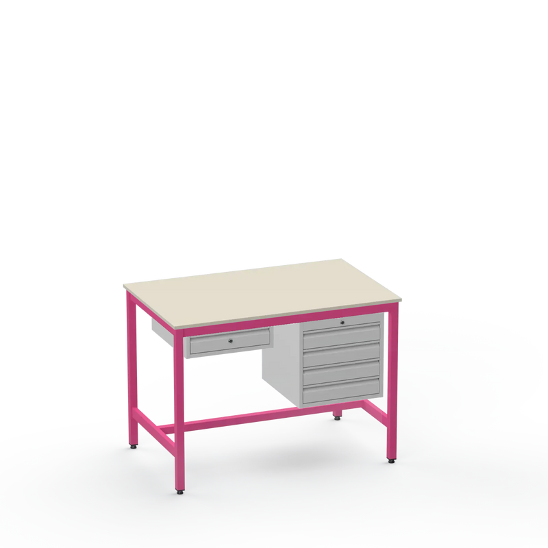 Electronics ESD Workbench | Anti-Static Worktop | Single Drawer & 4 Drawers