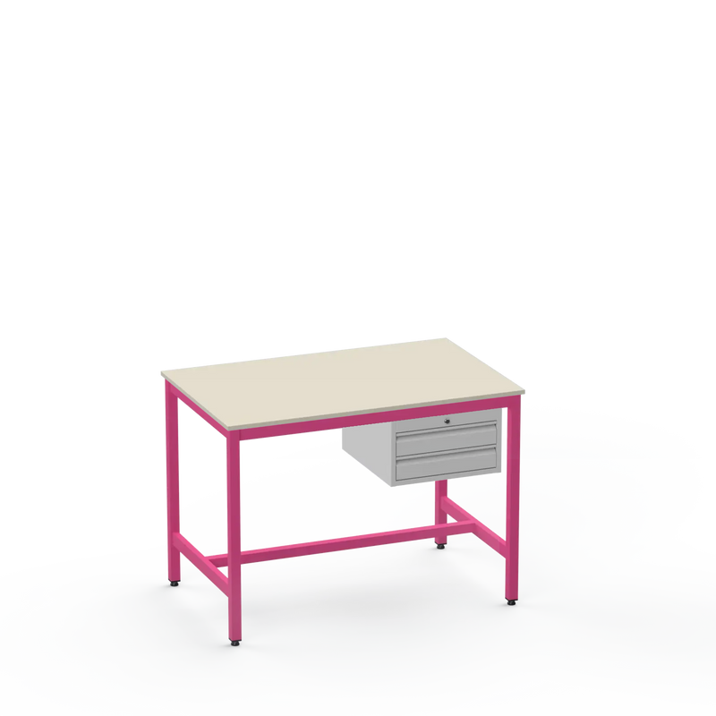 Electronics ESD Workbench | Anti-Static Worktop | 2 Drawers