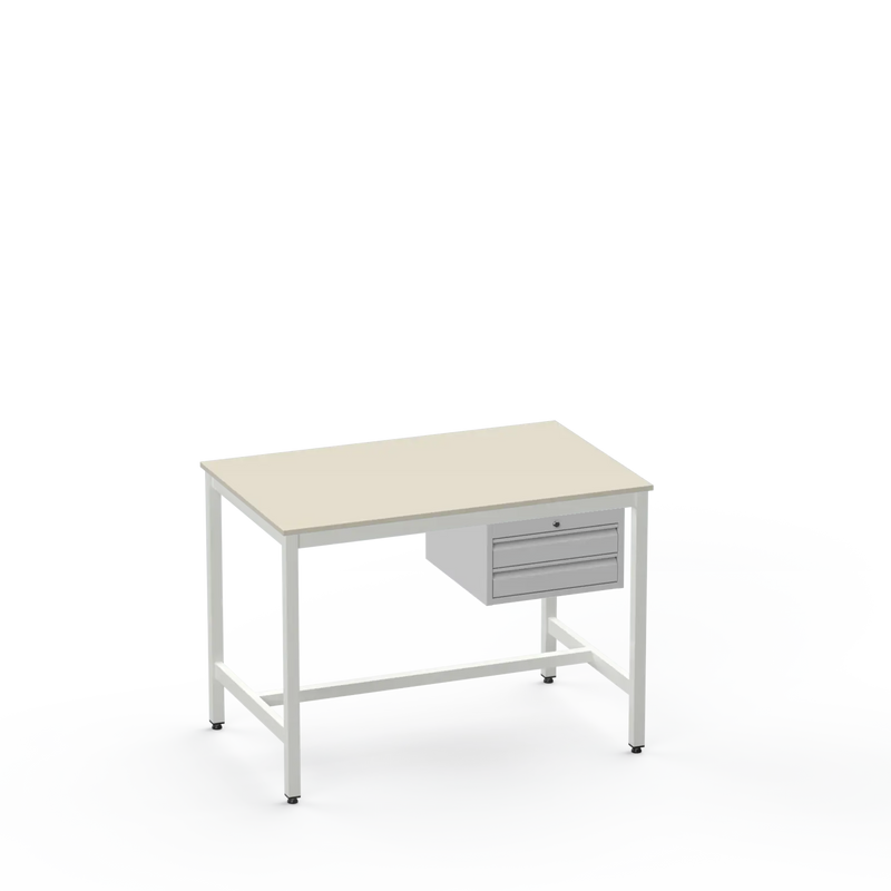 Electronics ESD Workbench | Anti-Static Worktop | 2 Drawers