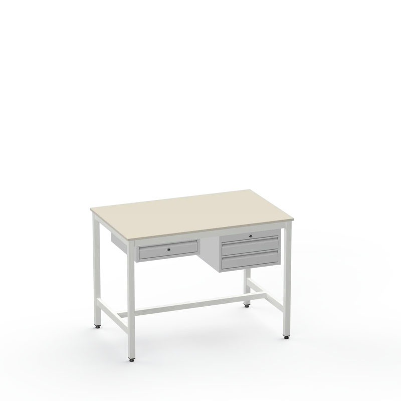 ESD Workbench | Anti-Static Worktop | 1 Drawer & 2 Drawers
