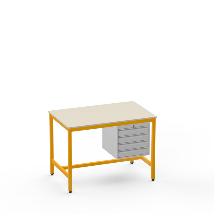 Electronics ESD Workbench | Anti-Static Worktop | 4 Drawers