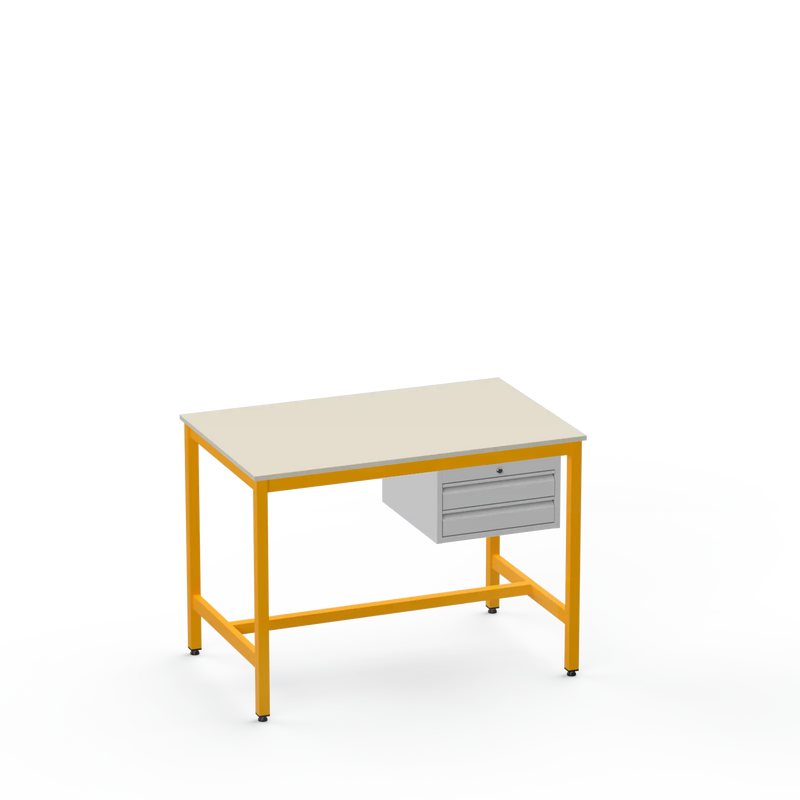 Electronics ESD Workbench | Anti-Static Worktop | 2 Drawers