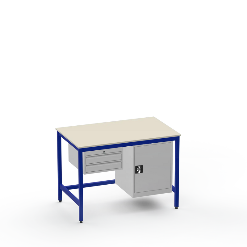 ESD Workbench | Anti-Static Worktop | 2 Drawers & Cupboard