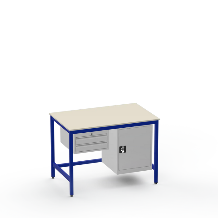 ESD Workbench | Anti-Static Worktop | 2 Drawers & Cupboard