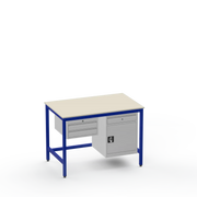 Electronics ESD Workbench | Anti-Static Worktop | 2 Drawers & Cupboard With Drawer