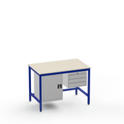 Electronics ESD Workbench | Anti-Static Worktop | Cupboard & 3 Drawers