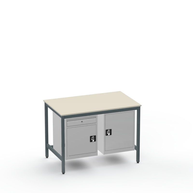 Electronics ESD Workbench | Anti-Static Worktop | Cupboard With Drawer & Cupboard