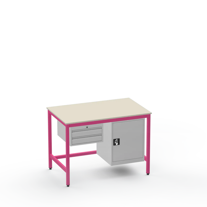 ESD Workbench | Anti-Static Worktop | 2 Drawers & Cupboard