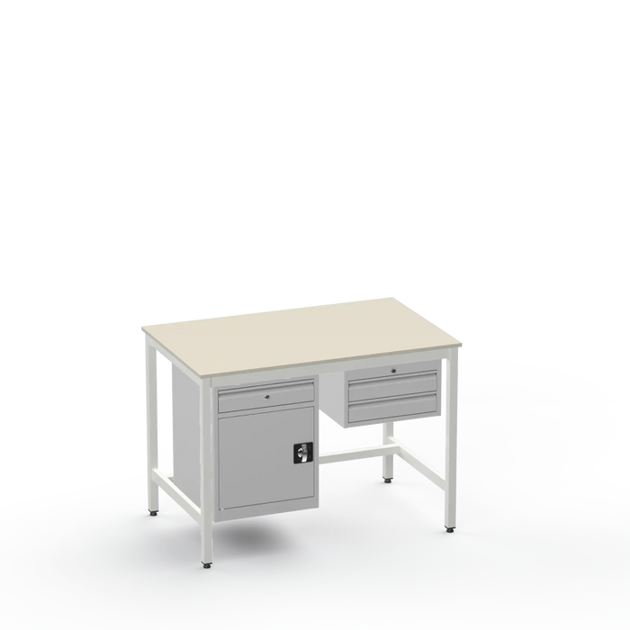 Electronics ESD Workbench | Anti-Static Worktop | Cupboard With Drawer & 2 Drawers