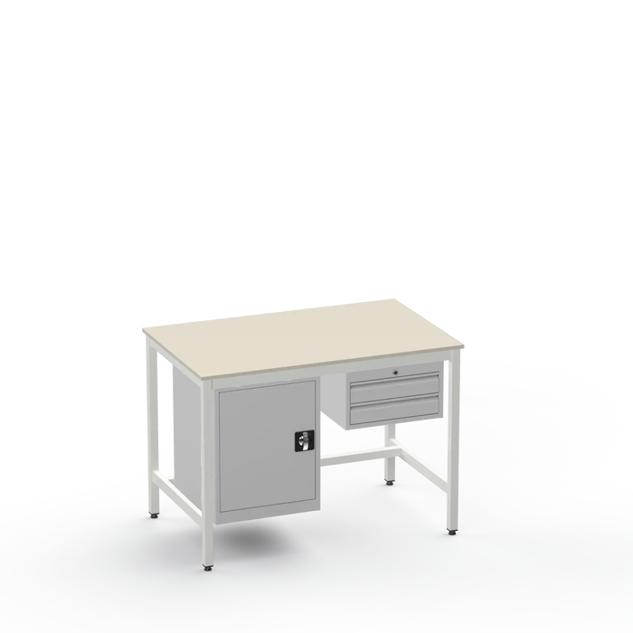 Electronics ESD Workbench | Anti-Static Worktop | Cupboard & 2 Drawers