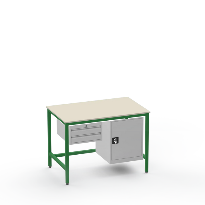 ESD Workbench | Anti-Static Worktop | 2 Drawers & Cupboard