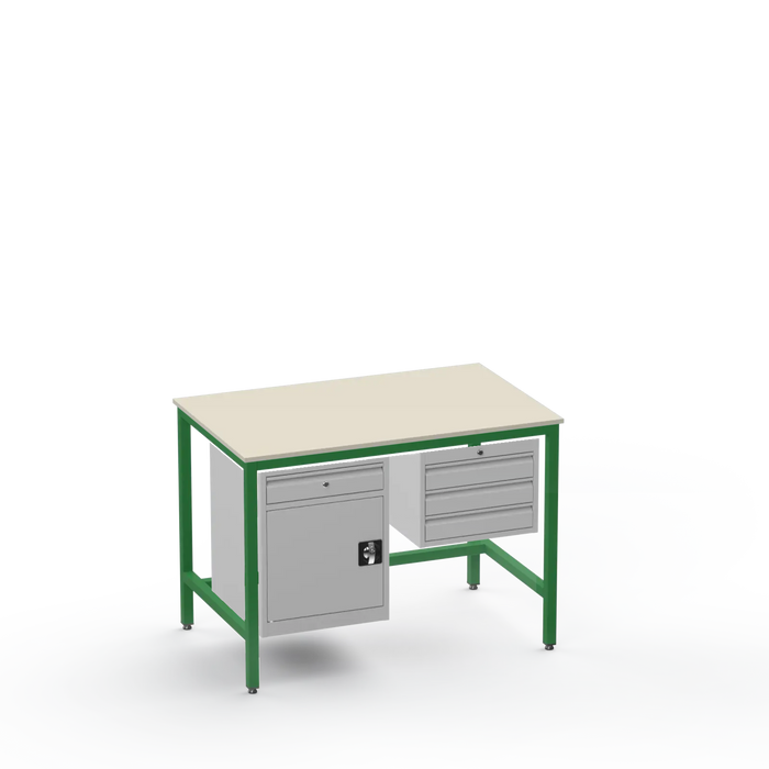 Electronics ESD Workbench | Anti-Static Worktop | Cupboard With Drawer & 3 Drawers