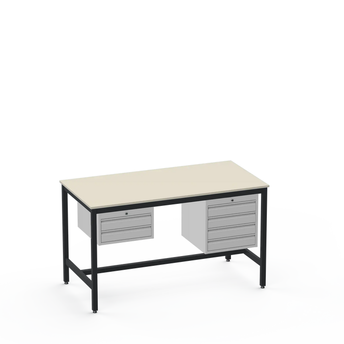 Electronics ESD Workbench | Anti-Static Worktop | 2 Drawers & 4 Drawers