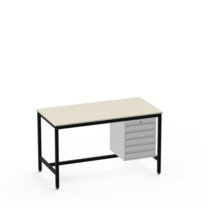 Electronics ESD Workbench | Anti-Static Worktop | 5 Drawers