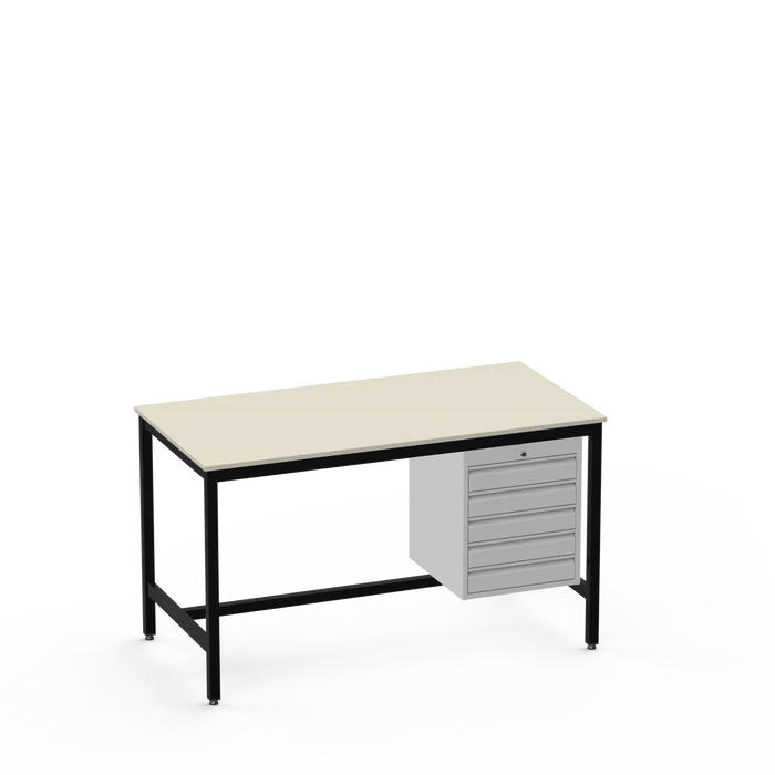 Electronics ESD Workbench | Anti-Static Worktop | 5 Drawers