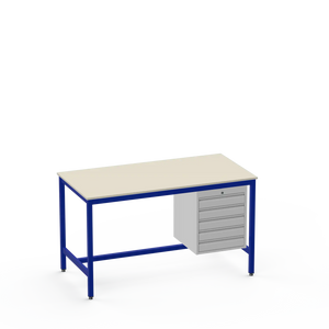 Electronics ESD Workbench | Anti-Static Worktop | 5 Drawers