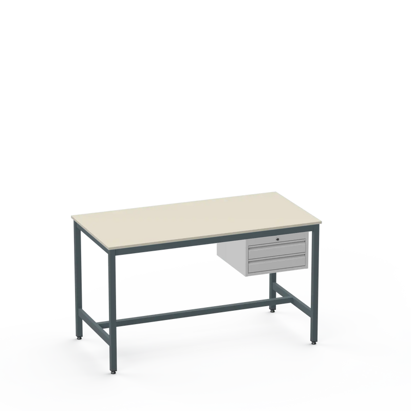 Electronics ESD Workbench | Anti-Static Worktop | 2 Drawers