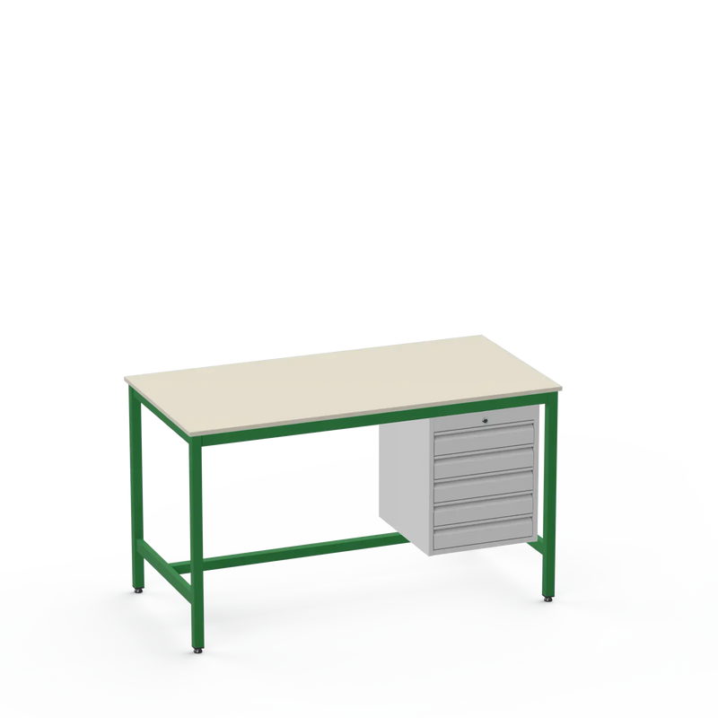 Electronics ESD Workbench | Anti-Static Worktop | 5 Drawers