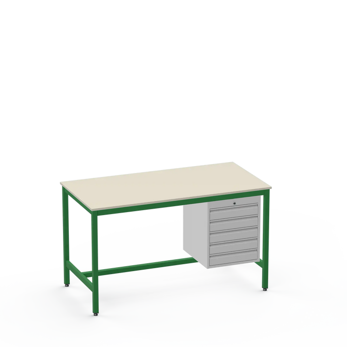 Electronics ESD Workbench | Anti-Static Worktop | 5 Drawers