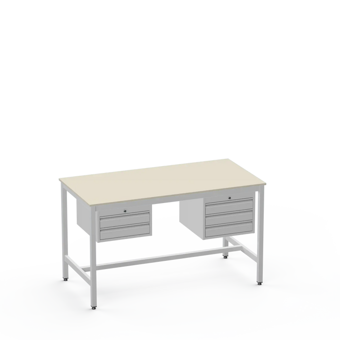Electronics ESD Workbench | Anti-Static Worktop | 2 Drawers & 3 Drawers
